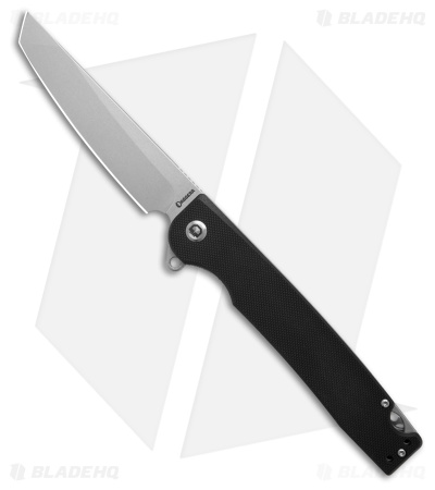 Daggerr Knives Ronin 2.0 Liner Lock Flipper Knife Black G-10 (3.75" Stonewash)