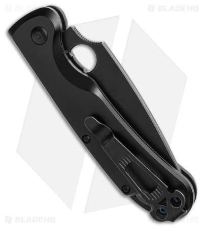 Daggerr Knives Sting Automatic Knife Black Aluminum (3.5" Black D2)