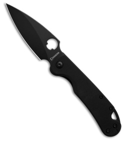 Daggerr Knives Zhalo Mini Liner Lock Knife Black G-10 (3.5" Black)