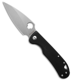 Daggerr Knives Zhalo Mini Liner Lock Knife Black G-10 (3.5" Stonewash)