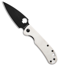 Daggerr Knives Zhalo Mini Liner Lock Knife White Stormtrooper G-10 (3.5" BW)