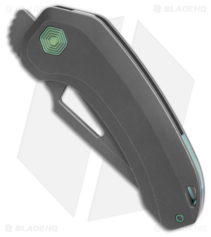 Damned Designs Oni XL Frame Lock Knife Titanium (3" SW) 