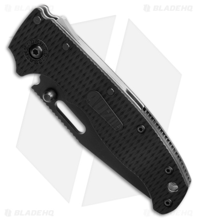 Demko AD20.5 Shark-Lock Knife Black Grivory (3.2" Black)