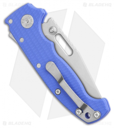 Demko Knives MG AD20S Clip Point Shark-Lock Knife Blue G-10 (3.6" Stonewash)