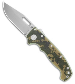 Demko Knives MG AD20S Clip Point Shark-Lock Knife Camo #1 G-10 (3.75" Stonewash)
