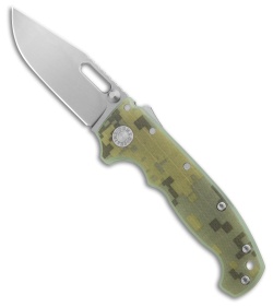 Demko Knives MG AD20S Clip Point Shark-Lock Knife Camo #3 G-10 (3.75" Stonewash)