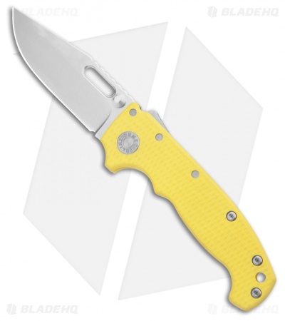 Demko Knives MG AD20S Knife Yellow #1 G-10 - Blade HQ