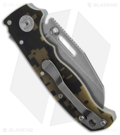 Demko AD20.5 Shark Foot Knife S35VN + Digi Camo G-10 (3" Stonewash)