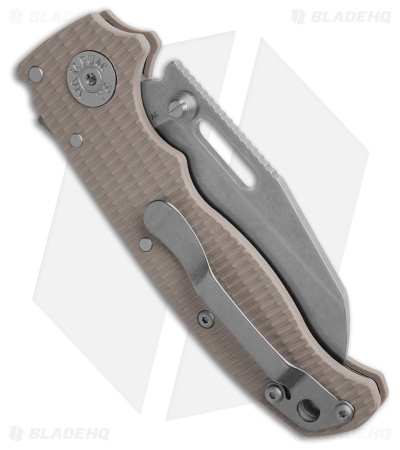 Demko AD20.5 Shark Foot Shark-Lock Knife Coyote Tan G-10 (3" Stonewash 3V)