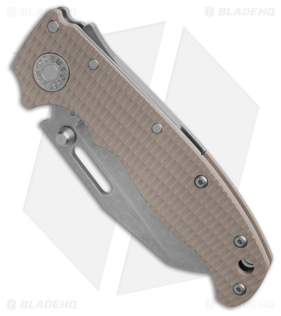 Demko AD20.5 Shark Foot Shark-Lock Knife Coyote Tan G-10 (3" Stonewash 3V)