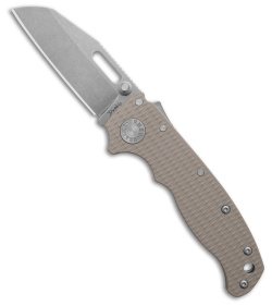 Demko AD20.5 Shark Foot Shark-Lock Knife Coyote Tan G-10 (3" Stonewash 3V)