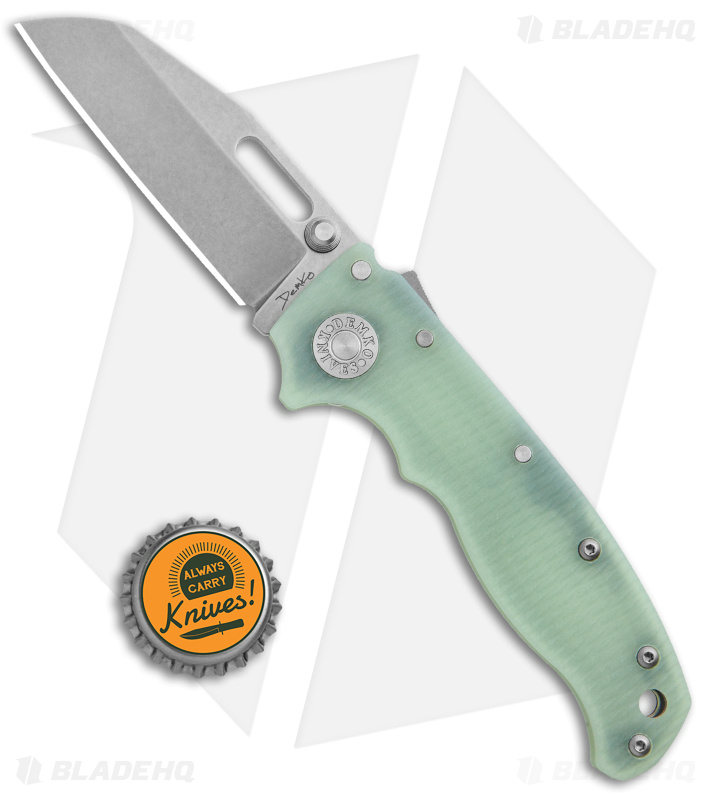 Demko AD20.5 Shark Foot Knife S35VN + Natural G-10 (3" Stonewash)
