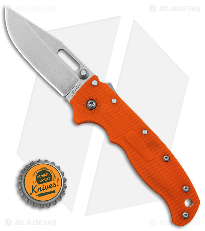 Demko AD20.5 Shark-Lock Knife Orange Grivory 3