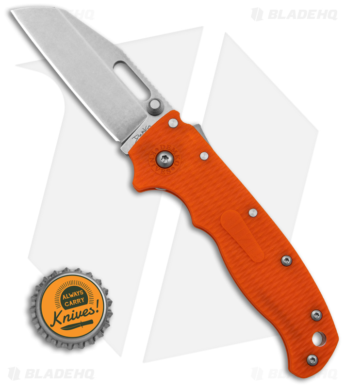 Demko AD20.5 Shark-Lock Knife Wharncliffe Orange Grivory