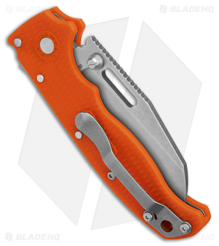 Demko AD20.5 Shark-Lock Knife Wharncliffe Orange Grivory