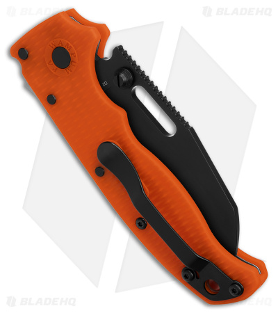 Demko AD20.5 Shark-Lock Knife Orange Grivory (3.2" Black)