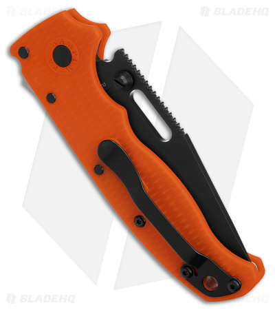 Demko AD20.5 Shark-Lock Knife Orange Grivory (3.2" Black DLC)
