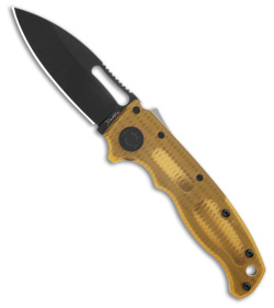 Demko Knives AD20.5 Slicer Shark Lock Knife Ultem (3" Black)