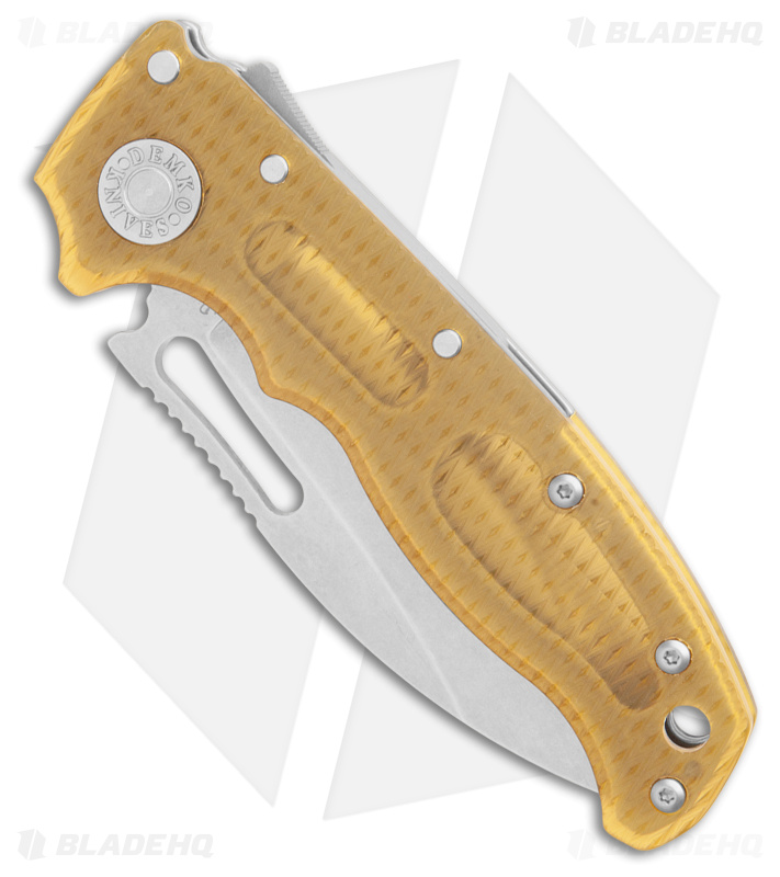 Demko Knives AD20.5 Slicer Shark Lock Knife Ultem (3" Stonewash)
