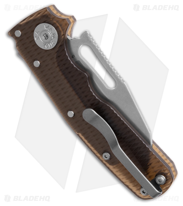 Demko Shark Cub Shark Foot Knife Textured Smoke Ultem (2.75" Stonewash)
