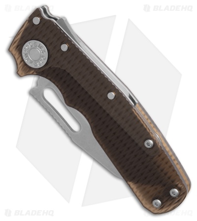 Demko Shark Cub Shark Foot Knife Textured Smoke Ultem (2.75" Stonewash)