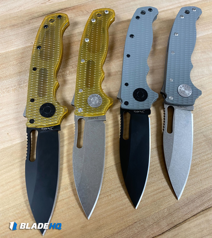 Demko Knives AD20.5 Knife Ultem Stonewashed - Blade HQ