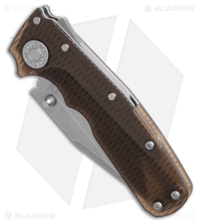 Demko Shark Cub Clip Point Knife Textured Smoke Ultem (2.75" Stonewash)