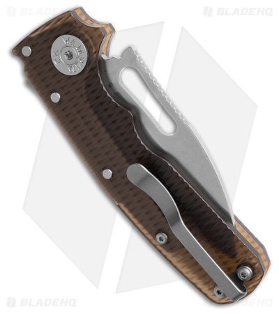 Demko Shark Cub Slicer Shark Knife Textured Smoke Ultem (2.75" Stonewash)