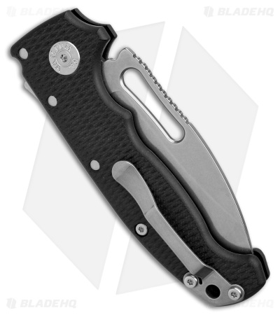 Demko Knives MG AD20S Slicer Shark-Lock Knife Black G-10 (3.6" Stonewash M4)