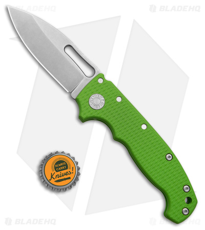 Demko Knives MG AD20S Slicer Shark-Lock Knife Neon Green G-10 (3.6" SW M4)