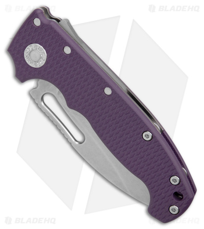 Demko Knives MG AD20S Slicer Shark-Lock Knife Purple G-10 (3.6" Stonewash M4)