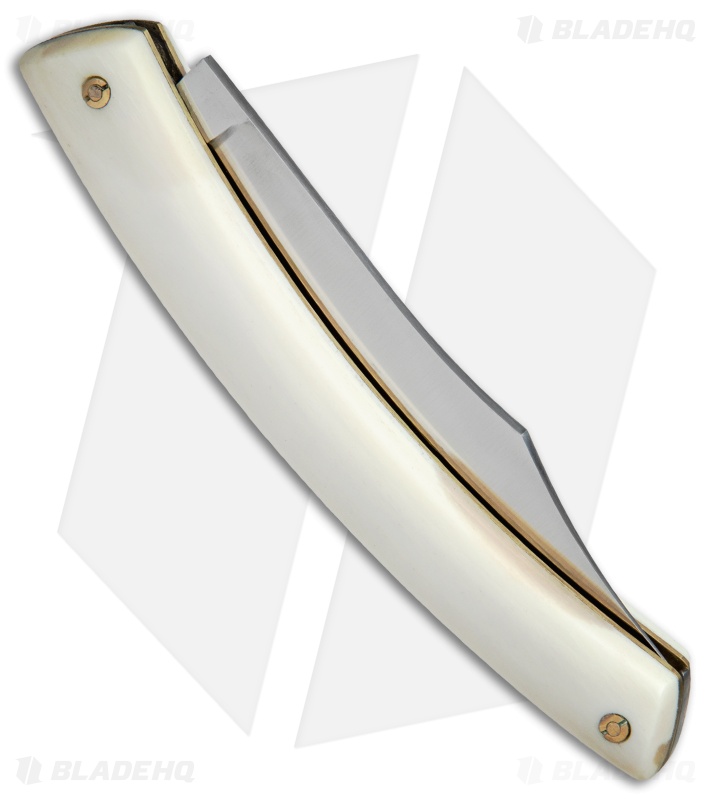 Douk-Douk Le Thiers Folding Knife Camel Bone Folder (4" Plain)