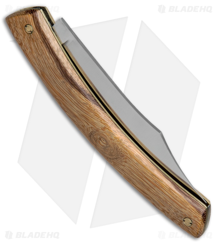Douk-Douk Le Thiers Folding Knife Snakewood Folder (4" Plain)