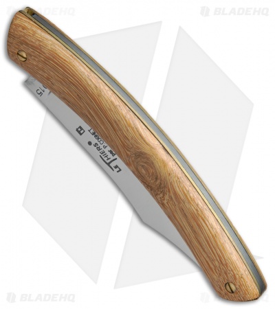 Douk-Douk Le Thiers Folding Knife Snakewood Folder (4" Plain)