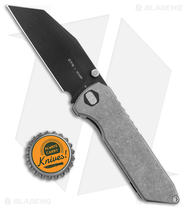 EOS Micro Surgeon Frame Lock Knife SW Ti Black - Blade HQ