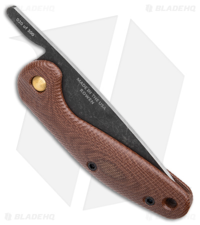 ESEE Knives Pinhoti Friction Folder Knife Brown Sculpted Micarta (3.25" BSW) 