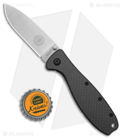 ESEE Zancudo Frame Lock Knife Black G-10/Carbon Fiber (2.94" D2 Stonewash)