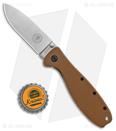 ESEE Zancudo Frame Lock Knife Coyote Brown (3" Stonewash D2)