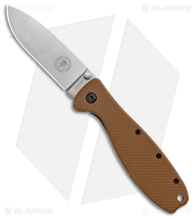 ESEE Zancudo Frame Lock Knife Coyote Brown (3" Stonewash D2)