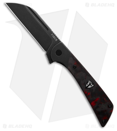 Finch Knife Co HELLFIRE Knife Black/Red CF Black SW