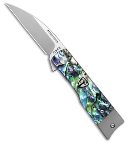 Finch Knife Co. McCoy Liner Lock Flipper Knife Abalone (2.75" Satin)