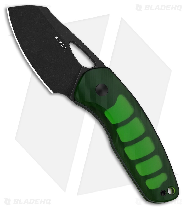 Kizer Hornet | Green Acrylic | Black PVD 14C28N