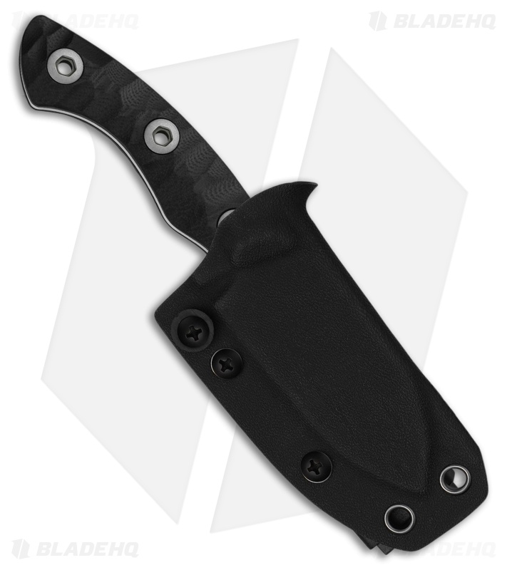 Kizer Rook Fixed Blade Knife Black G-10 (3.1" Satin AEB-L) 1090A3