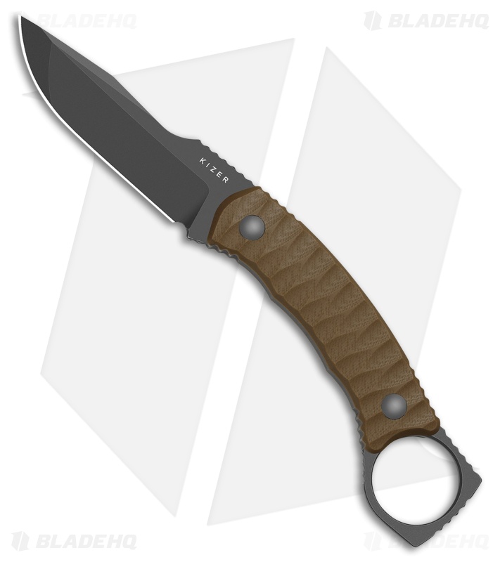 Kizer Billy Bones | Sand G-10 | Gray PVD SW