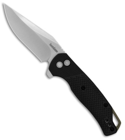 Kershaw Runoff Button Lock Knife Black GFN (3.1&quot; Stonewash) 1429 | 229097