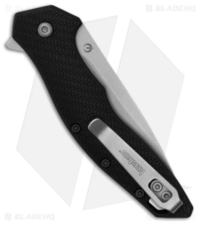 Kershaw Shoreline Assisted Liner Lock Knife Black GFN (3" SW Serr) 1845ST