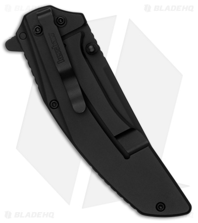 Kershaw Outright Assisted Frame Lock Knife Black Steel + G-10 (3" Black Serr) 