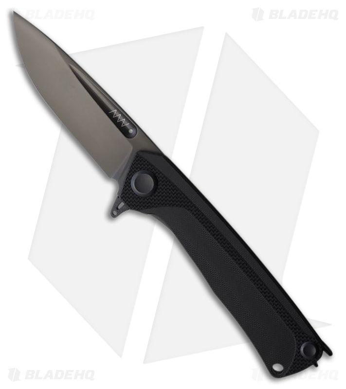 Acta Non Verba Z200 Plus Liner Lock Knife Black G-10 DLC