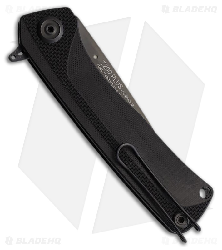 na.ma1220② Acta Non Verba Z200 Plus Liner Lock Knife Black G-10 DLC