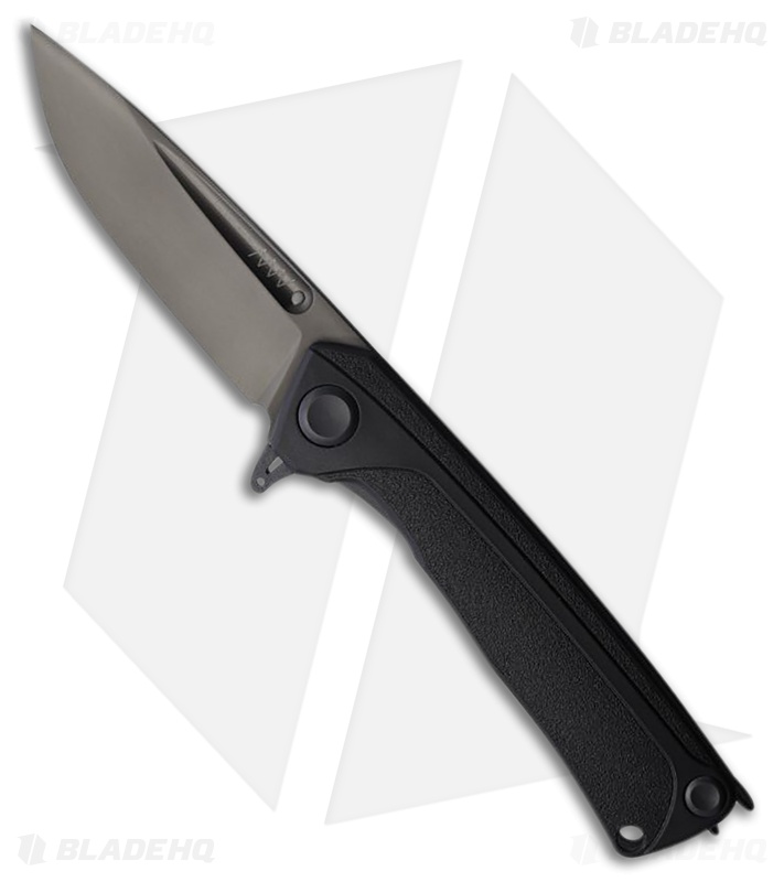 Acta Non Verba Z200 Plus Liner Lock Knife Black GRN (3.3" DLC)